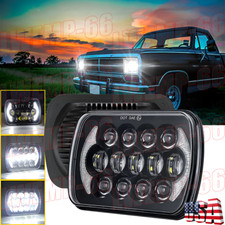 For Dodge Ram 50 D150250350 W150250350 Pickup 105w 7x6 Led Headlight Halo For Dodge Ram 50 D150250350 W150250350 Pickup 105w 7x6 Led Headlight Halo