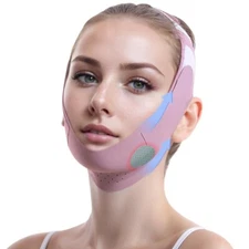 Adjustable Chin Strap - Jawline Shaper & Exerciser, Reusable V-Line Face Mask