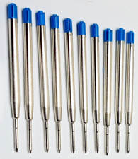 10 x RECARGAS DE TINTA DE BOLÍGRAFO AZUL 0,7 mm punta media - compatible con Parker