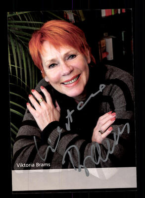 Victoria Brams Autograph Card Original Signed # BC 104644