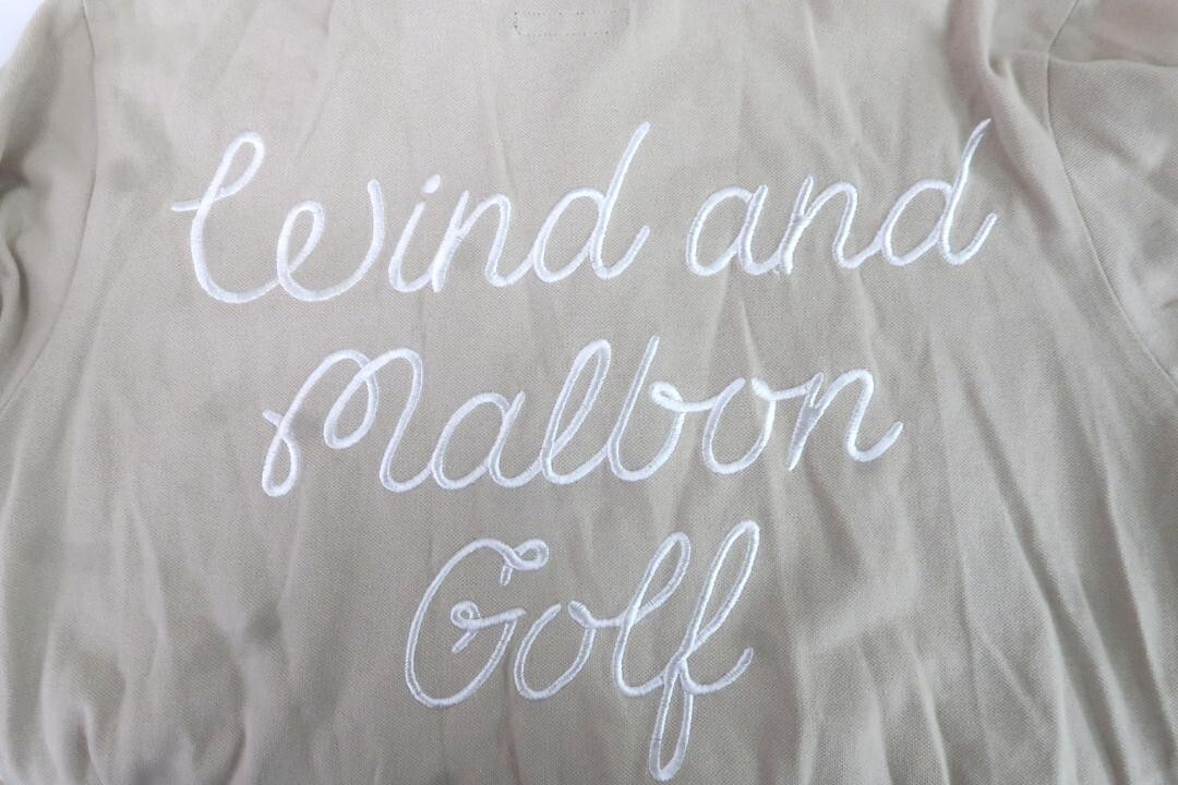 Malbon Golf × WIND AND SEA Polo Shirt M Exclusive Limited Edition 