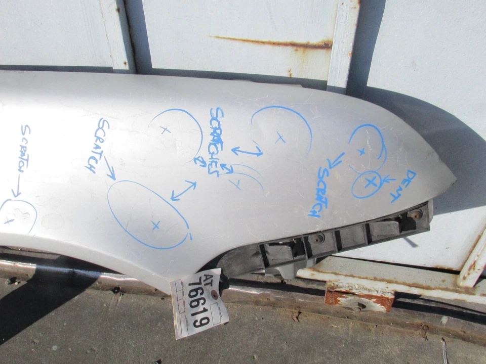 2000-2004 VOLKSWAGEN JETTA GLI SILVER FRONT RIGHT PASSENGERS FENDER SHELL OEM - Image 2 of 4