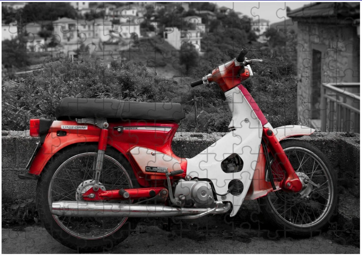 Honda Cub 90 A4 JIGSAW Puzzle Birthday Christmas Gift Can Be