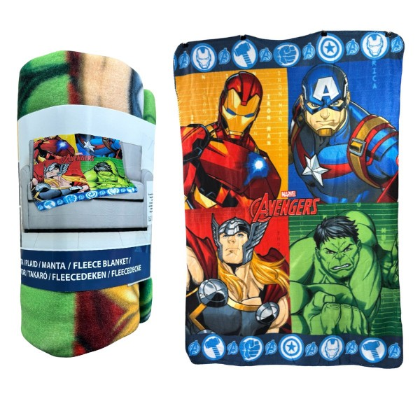 Marvel Avengers Fleece Kids Blanket Character Throw