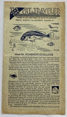 Vtg 1920-1930 PRT Traveler Pamphlet Philadelphia Rapid Transit Company (PRT)