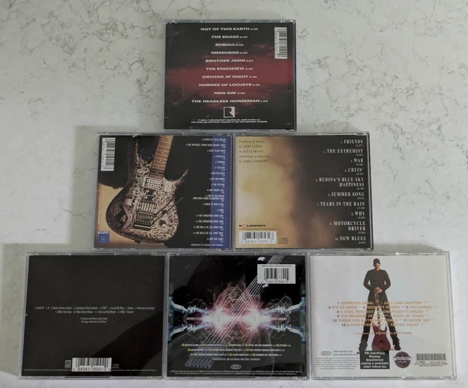 Lot of 6 Joe Satriani [Audio CDs] - Foto 2 de 3