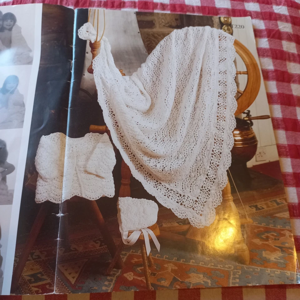 😇 Peter Pan Baby Knits 219 Knitting Crochet patterns Babies 3 4 8 Ply - image 2 of 4