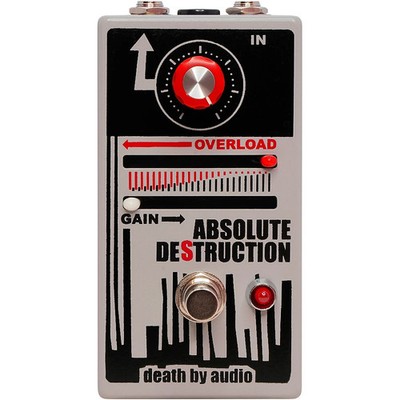 DEATH BY AUDIO Absolute Destruction Overloading Pwr Amp Distortion Effects Pedal