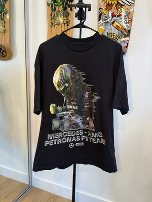 PUMA Mercedes AMG Petronas F1  Team Vintage Tee Shirt Size L Men