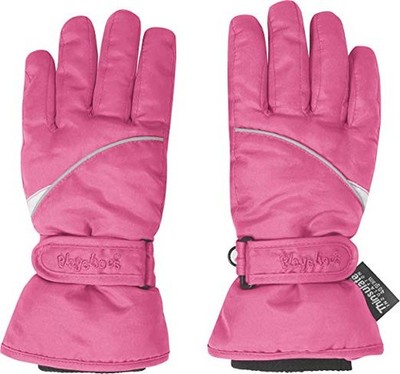 Playshoes Finger Handschuhe 8-10 Jahre Gr. 5 pink gefüttert Thinsulate Thermo