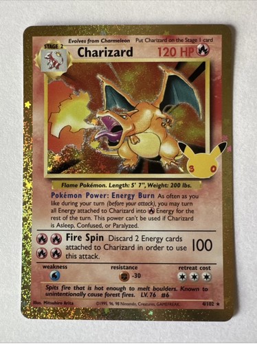 Pokémon 30th Anniversary Celebration - Charizard - Classic Collection 4/102 NM
