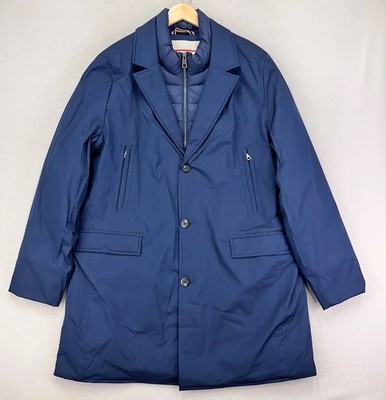 Hunter Navy Blue Men's Water Resistant Blazer Jacket Size L Aldgate NEW WITH TAG
