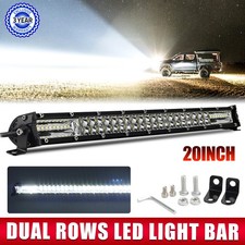 7142032384252 Work Led Light Bar Dual Row Spot Flood Combo Offroad Truck