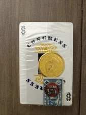 Vintage The US Playing Card Co Congress Canasta Cards Sealed With Revenue Stamp