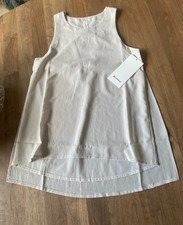 LULULEMON lightweight breathable tank  top off white size uk 8 BNWT rrp £58