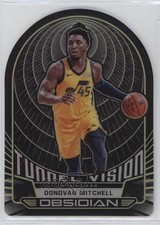 2019 Obsidian Tunnel Vision Electric Etch Yellow 4/10 Donovan Mitchell #24 hs9