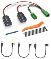 GPS DashCam Power Adapter, 3Pin Type E Connector Mirror Camera Radar Charger