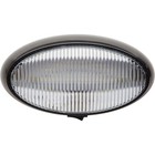 American Motorhome RV 5th Wheel Oval LED Porch Light, black