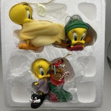 RARE Bradford NEW "Tweet Chwistmas" Tweety Bird Ornaments 2nd Edition