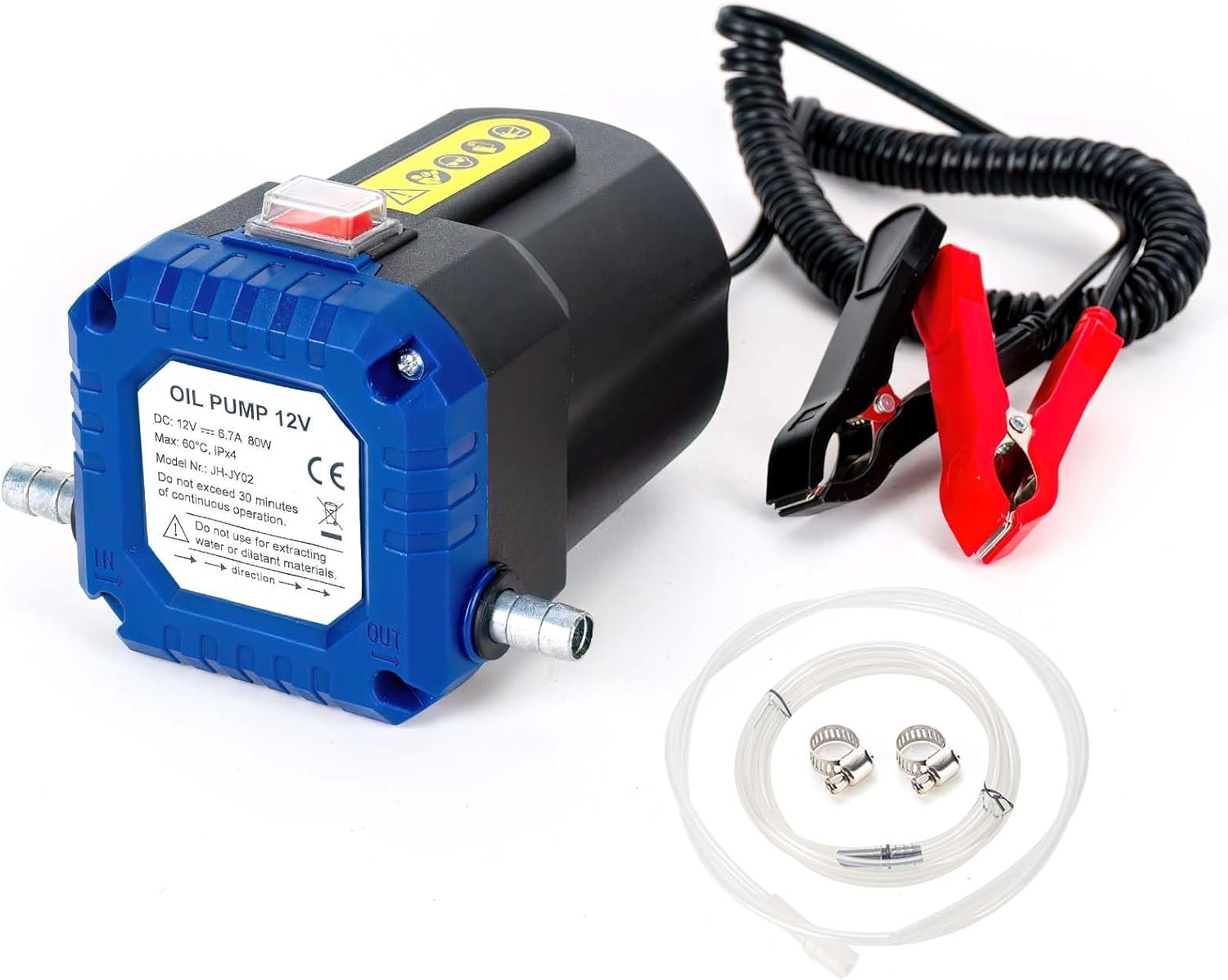 Pompa Trasferimento Olio 12V 80W: Kit Aspirazione per Barche e Veicoli