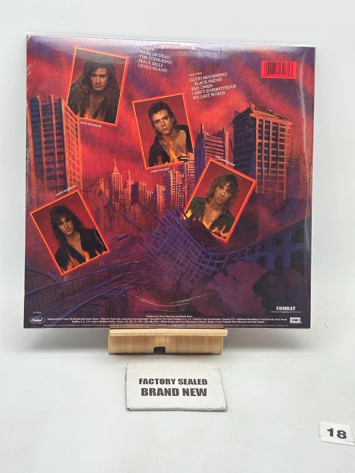 Megadeth – Peace Sells... But Who's Buying? 180Grams Brand New/Sealed Vinyl - Image 2 of 3