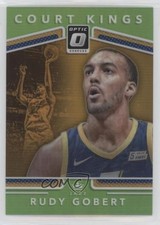 2017 Panini Donruss Optic Court Kings Lime Green Prizm /149 Rudy Gobert #12 0c2