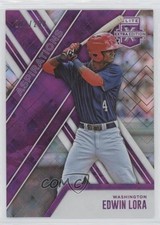 2017 Panini Elite Extra Edition Aspirations Purple /200 Edwin Lora #112 7k8