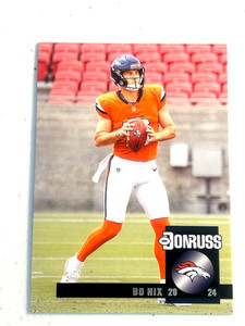 2024 Panini Donruss Football Rookie #28 Bo Nix Throwback RC