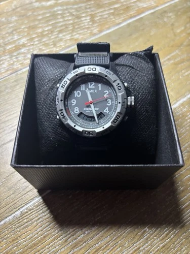 Vintage TIMEX Mens Watch | Expedition WR100M | New Battery | Lot #BRW6