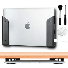 Hard Plastic Under Desk Wall Laptop Mount Tray Holder Screws Fits 10-17 Inch