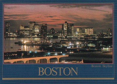 BOSTON, BOSTON SKYLINE, MASSACHUSETTS ~ GEBRAUCHT ~ UNBESPIELT