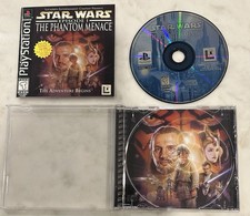 Star Wars: Episode I The Phantom Menace (Sony PlayStation 1, 1999) PS1 Complete 