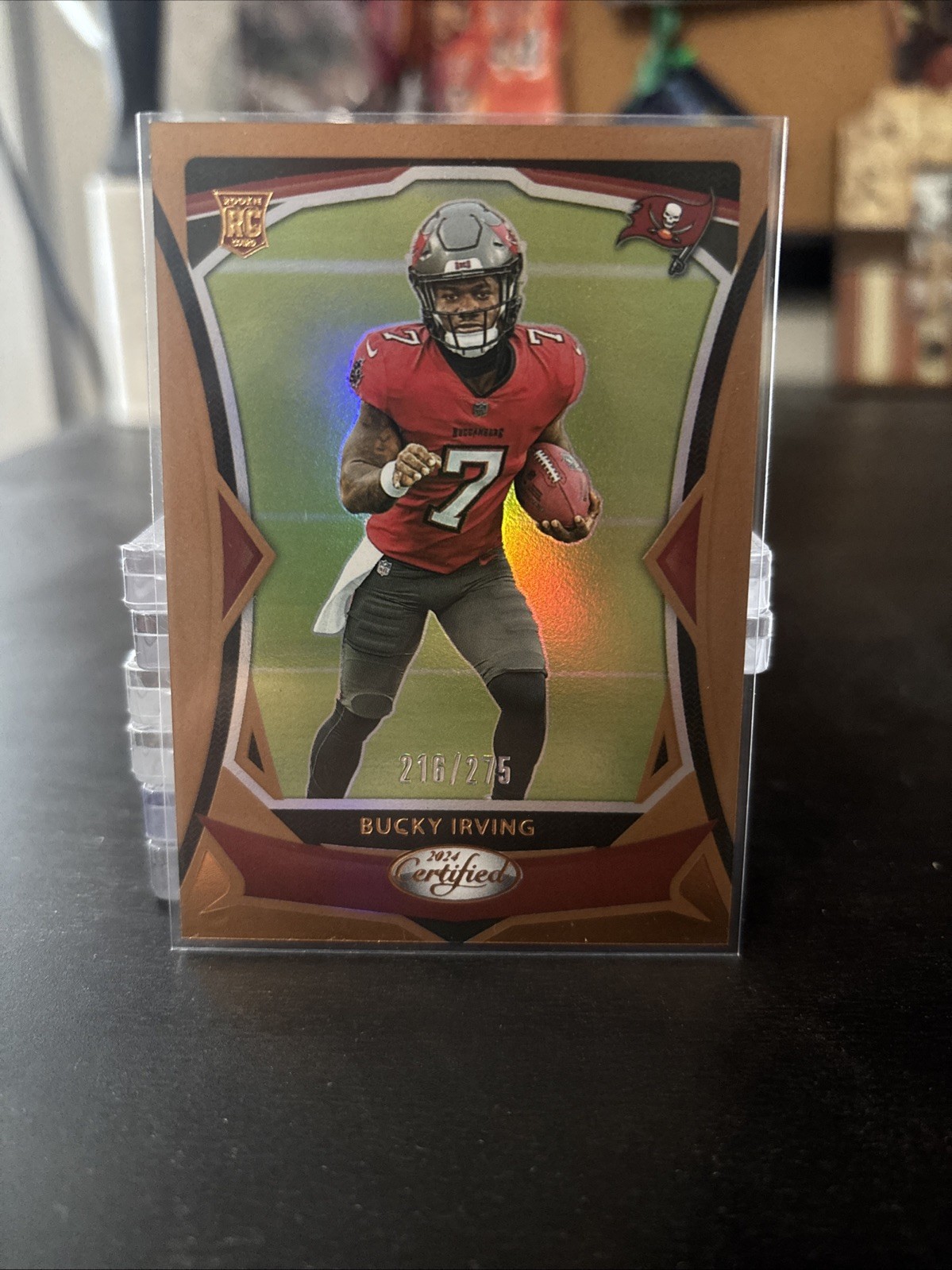 2024 Panini Certified - Rookies Bucky Irving #194 Mirror Bronze /275 (RC)