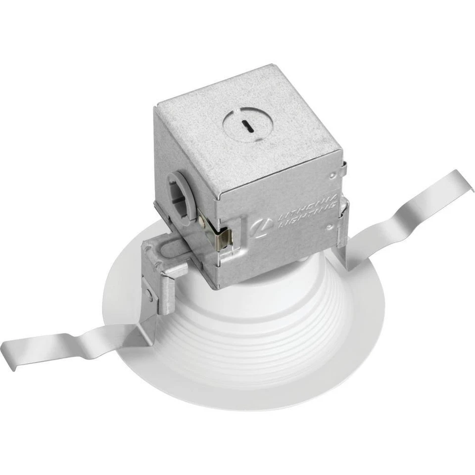 ​Lithonia OneUp 4" Kit de Luz Empotrada LED Sin Cantas 4000K Borde Deflector Blanco​ Foto 4 de 4