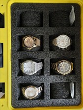 Invicta Watch Lot 5 Watches 8 Slot Display Case. Watches Never Worn