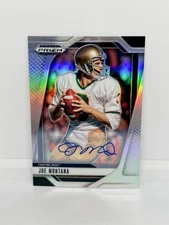 2025 Prizm Draft Picks JOE MONTANA Silver Auto Notre Dame Fighting Irish #184