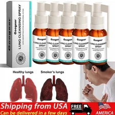 Natural Spray for Lung and Respiratory Support Herbal Cleansing Spray 1-5 PACK