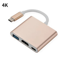 USB-C 3-in-1 Hub 4K HDMI, USB 3.0 PD Fast Charging