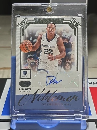2023-24 Desmond Bane Panini Crown Royale Gold Auto /49 Grizzlies Magic