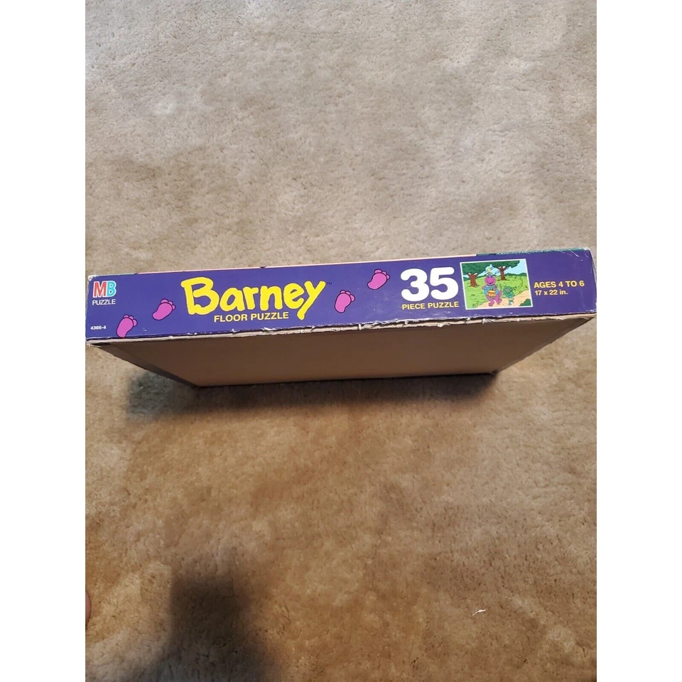 Vintage 1993 Barney Floor Puzzle 35 Pieces Marching Band Barney Baby Bop - Image 2 of 4