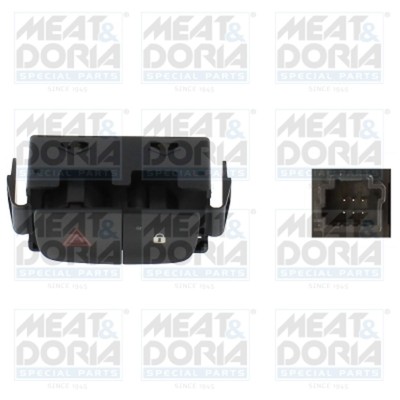 Warnblinkschalter MEAT & DORIA 23673