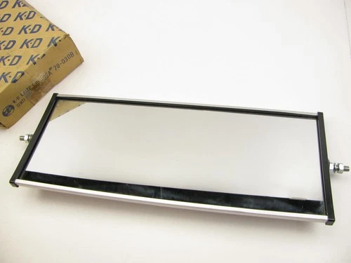 (1) Vintage KD Lamps 78-0308 Universal West Coast Aluminum Mirror Head 6"x16"