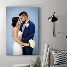 Personalized Custom Canvas Photo HD Print Your own Photo Framed Wall Art