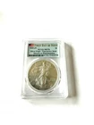 2020 (P) SILVER EAGLE PCGS MS70 FIRST DAY OF ISSUE EMERGENCY ISSUE - FLAG LABEL