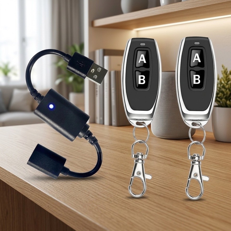Led Remote Control Socket DC 5V USB Wireless Remote Control RF Switch for Home For LED Lighting ...