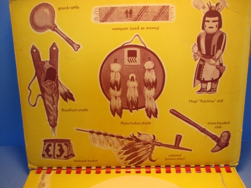 POPUP book INDIANS IN ACTION PICTURES by E. JOSEPH DREANY Maxton Publishers 1951 - Imagen 2 de 11