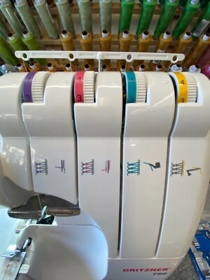 Gritzner 788 Overlock Nähmaschine Mit LED-Beleuchtung + 5 Sonderfüßen + Buch – Vom Fachhandel