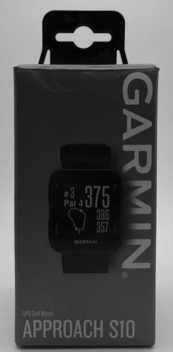 Garmin Approach S10 GPS Golf Watch (010-02028-00) - Black - READ DESCRIPTION