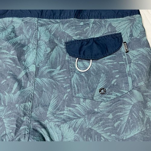 Ezekiel men's Board Shorts summer shorts blue green floral print size 38 - Picture 6 of 7