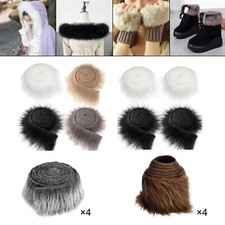 4 X Tissu En Fausse Fourrure, Costume En Fourrure Moelleuse, Jouet Artisanal,
